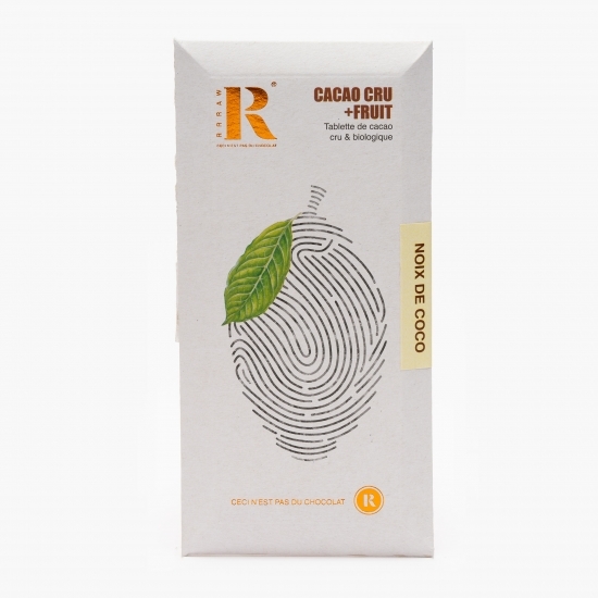 Tabletă de cacao crudă, curmale și cocos eco 45g
