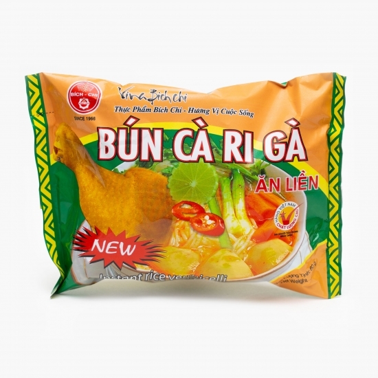 Tăiței de orez instant cu aromă de pui curry Vermicelli 60g