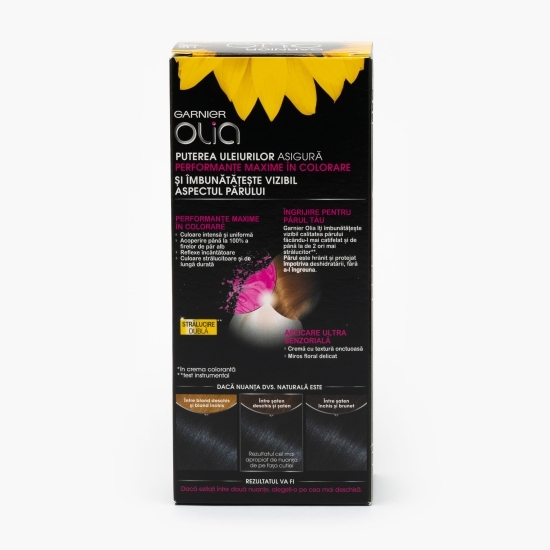 Vopsea de păr permanentă fără amoniac 1.10 Negru safir 112ml