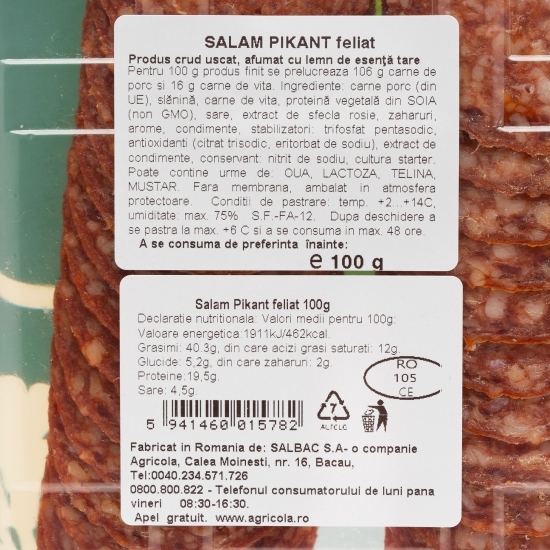 Salam Pikant feliat 100g