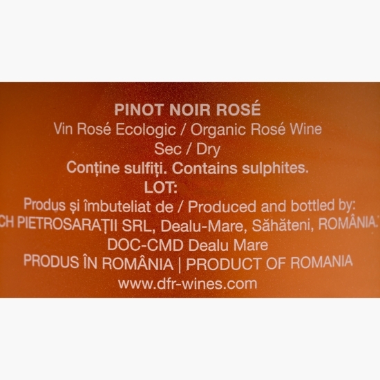 Vin rose sec eco Vigneron Pinot Noir, 13.9%, 0.75l