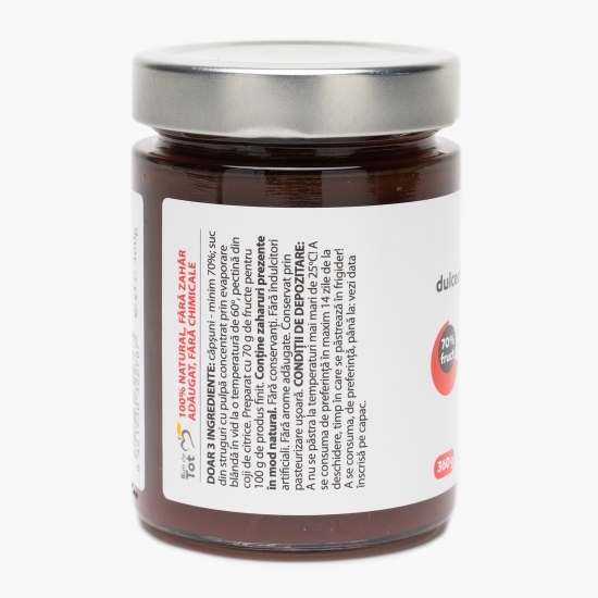 Dulceață de căpșuni fără zahăr adăugat 360g
