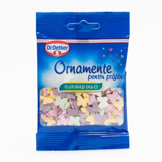 Ornamente pentru prăjituri fluturași dulci 30g