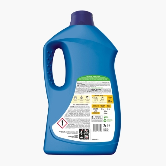 Detergent de rufe lichid Dual Power Argan, 40 spălări, 2l
