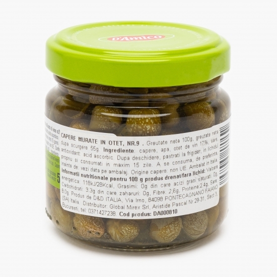 Capere în oțet calibru 9, 100g