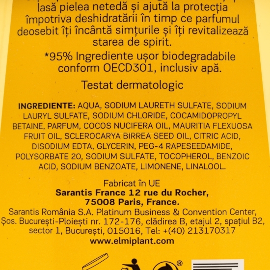 Gel de duș cu uleiuri Exotic Spa 400ml