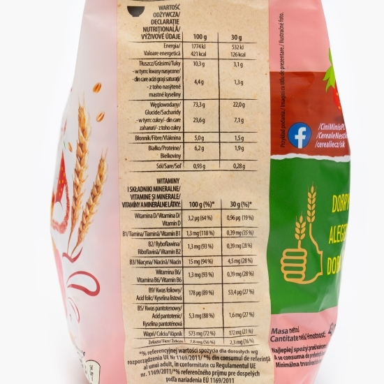 Cereale pentru mic dejun cu căpșuni 450g