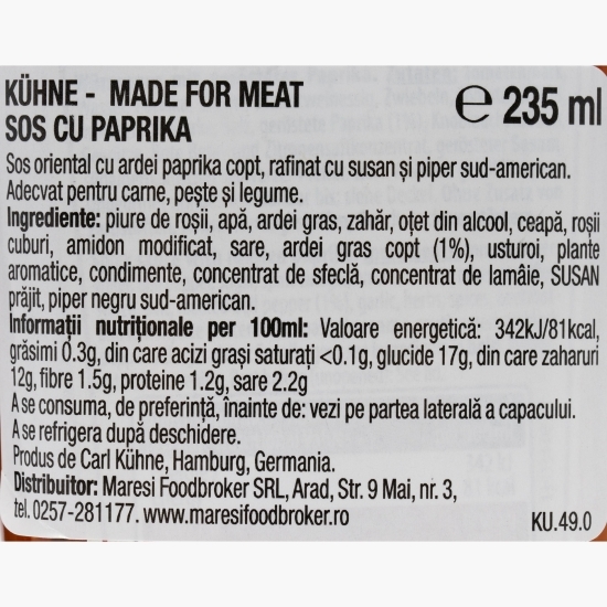 Sos Flame roasted paprika 235ml