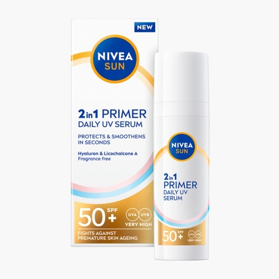 Primer Daily UV Serum 2 în 1, SPF 50, 30ml