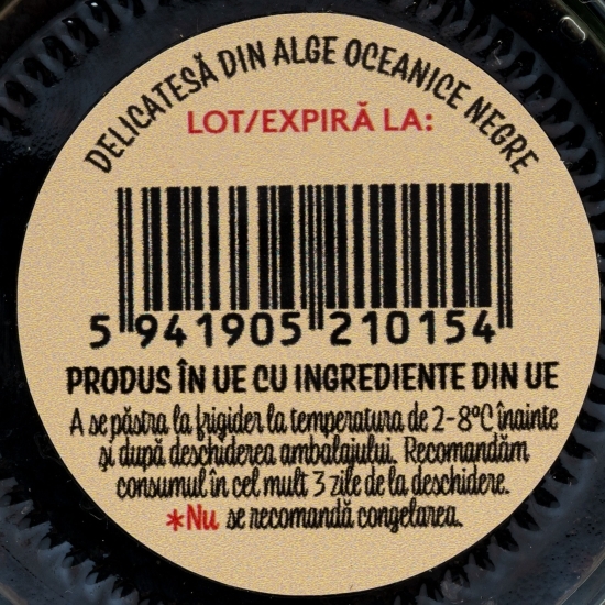 Delicatesă din alge oceanice negre 100g
