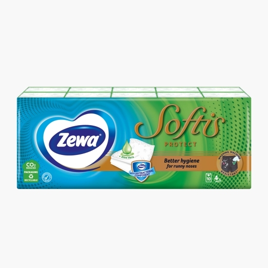 Șervețele nazale Softis Protect 4 straturi, 10 pachete