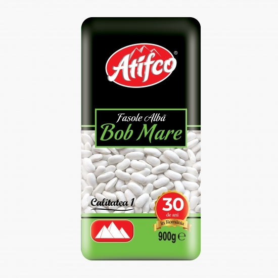Fasole albă cu bob mare 900g