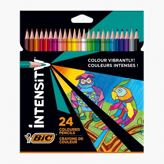 Creioane colorate Intensity 24 buc