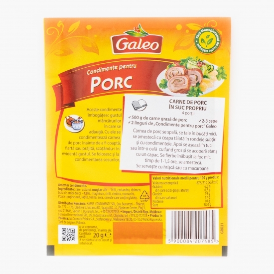 Condimente pentru porc 20g