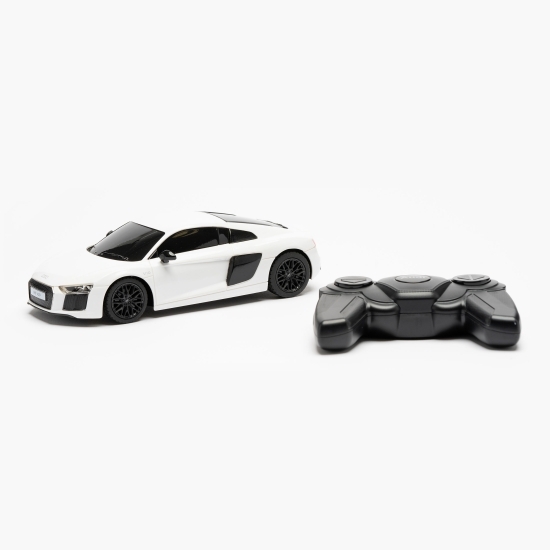 Mașină cu telecomandă Audi R8 alb 3+ ani