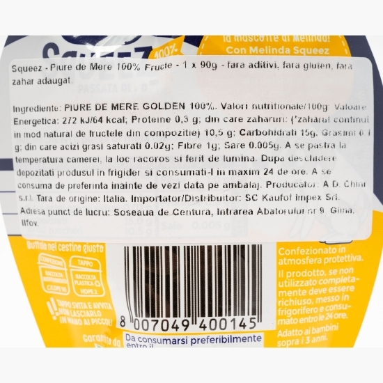 Squeez piure de mere 90g