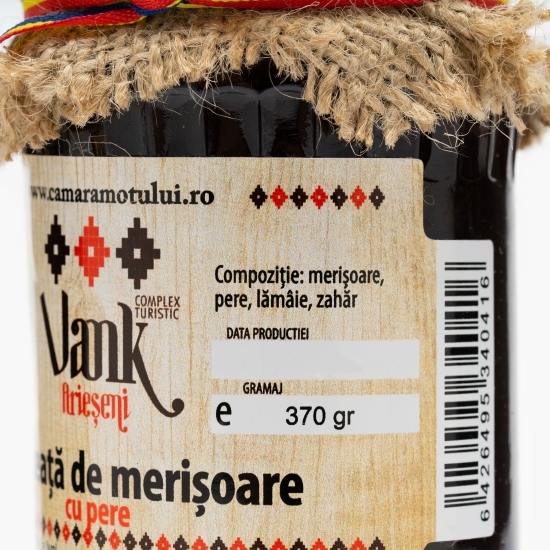 Dulceață de merișoare cu pere 370g