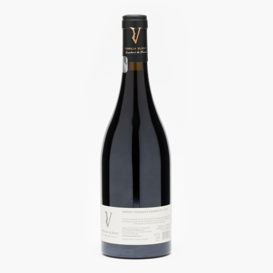 Vin roșu sec Merlot & Fetească Neagră Ion Vlădoi, 14%, 0.75l