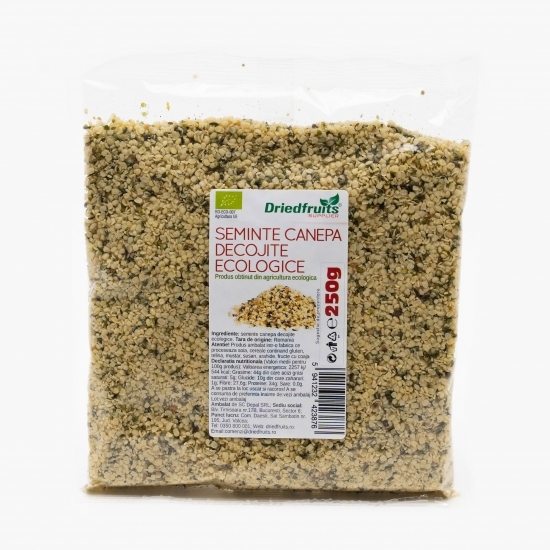 Semințe cânepă decojite ecologice 250g