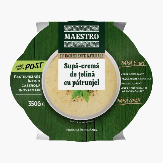 Supă-cremă de țelină cu pătrunjel 350g