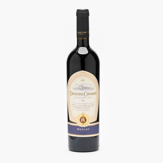 Vin roșu sec Merlot, 14.3%, 0.75l