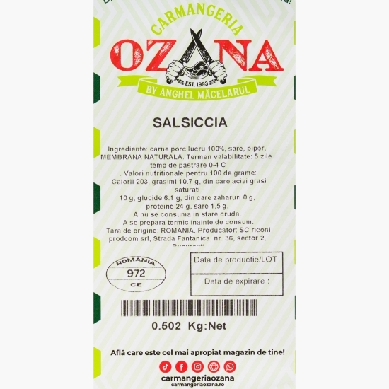 Salsiccia 500g