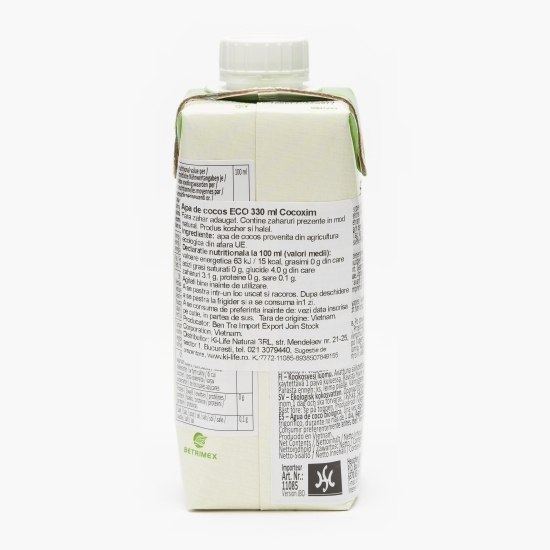 Apă de cocos eco 330ml