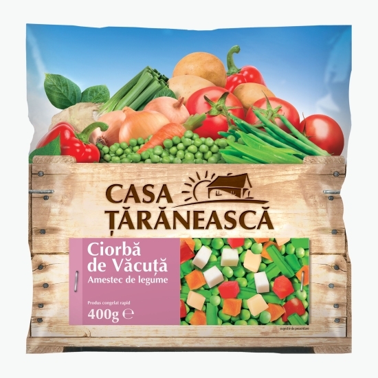 Amestec de legume pentru ciorbă văcuță 400g