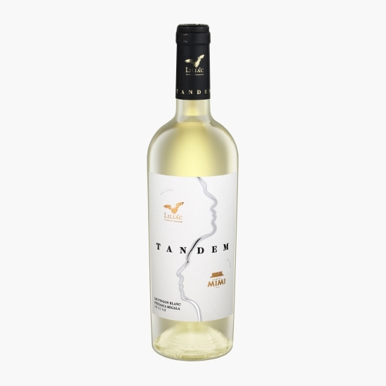 Vin alb sec Sauvignon Blanc & Fetească Regală, 12%, 0.75l