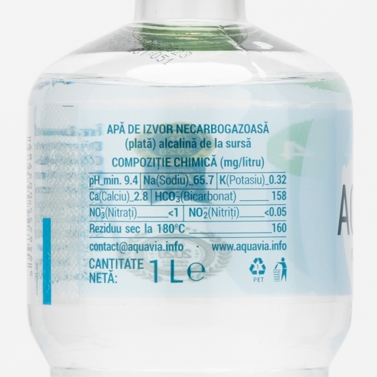 Apă de izvor natural alcalină pH 9,4 1l