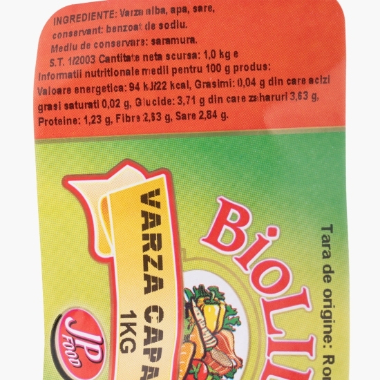 Varză murată căpățână vid 1kg