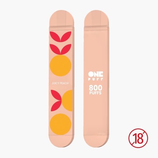 Țigară electronică Juicy Peach cu nicotină, 20mg/ml, 800 puffs
