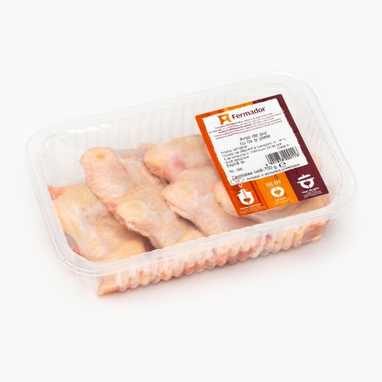 Aripi de pui cu os și piele 700g