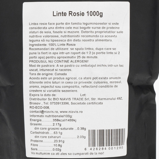 Linte roșie 1kg