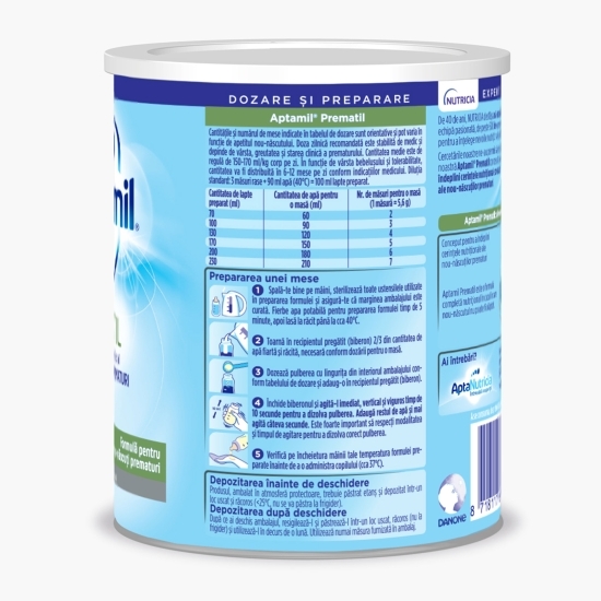 Lapte praf Prematil pentru prematuri, Nutricia, 400g