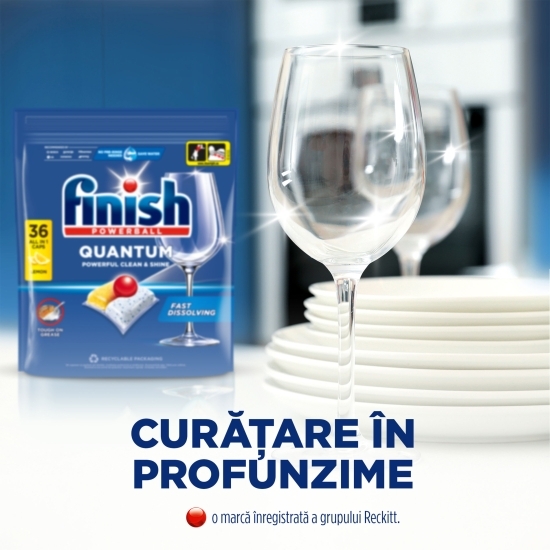 Detergent capsule pentru mașina de spălat vase Quantum, 36 spălări