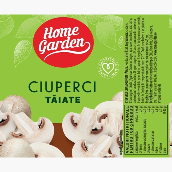 Ciuperci tăiate 400g