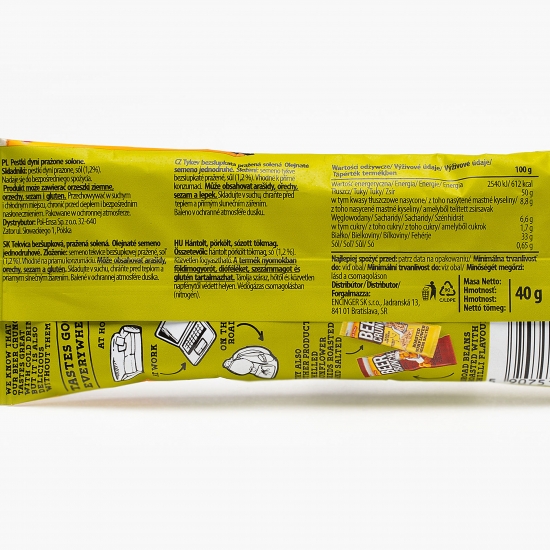 Semințe de dovleac decojite, prăjite și sărate 40g 