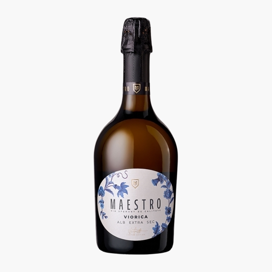 Vin spumant alb extrasec, Viorica, 12%, 0.75l