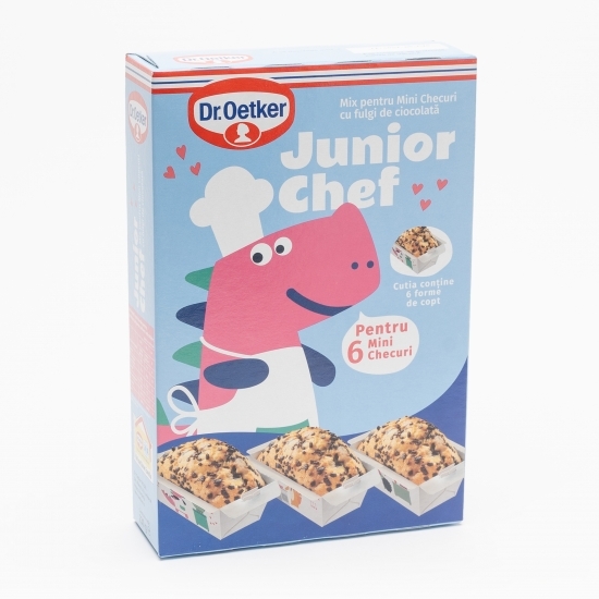 Mix pentru Mini checuri cu fulgi de ciocolată, Junior Chef 230g