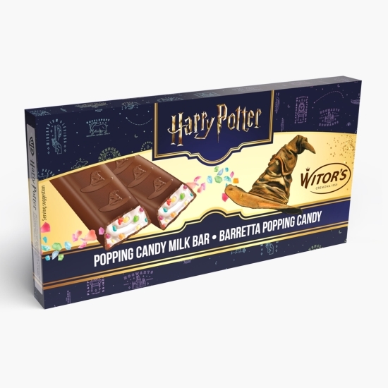 Baton ciocolată cu cremă lapte și bomboane efervescente Harry Potter 100g