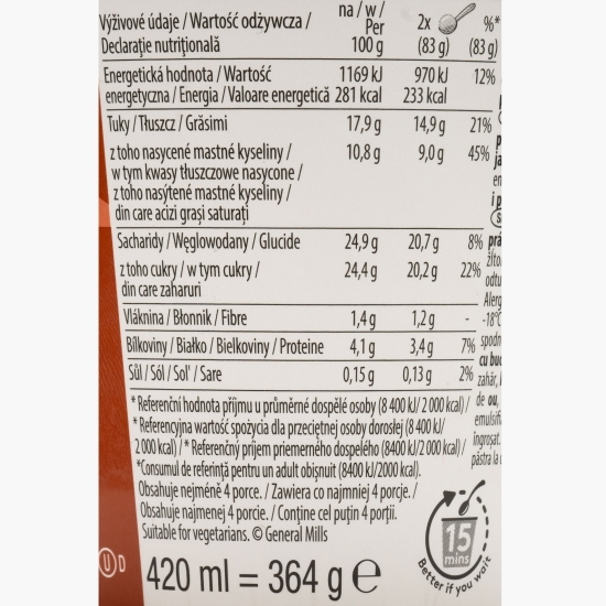 Înghețată cu ciocolată și macaron 420ml