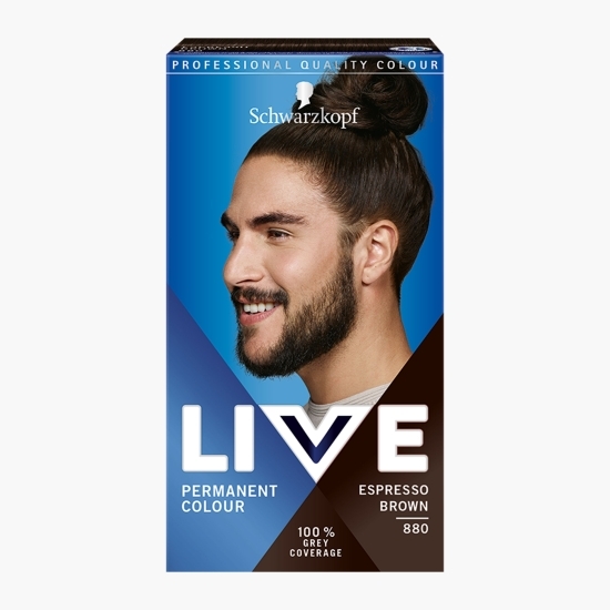 Vopsea de păr permanentă pentru bărbați 880 Șaten espresso 142.5ml