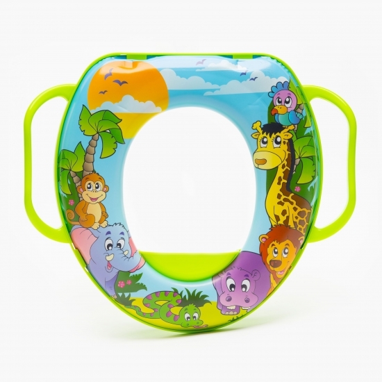 Reductor moale pentru toaletă Jungle Green