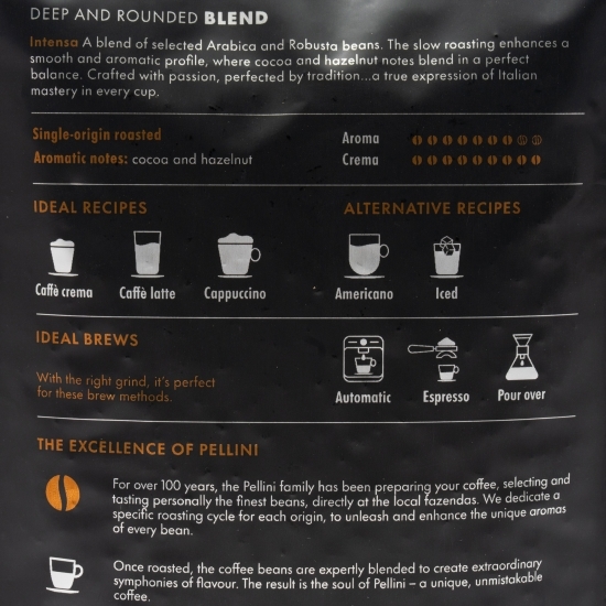 Caffe Crema Intensa 1kg, cafea boabe