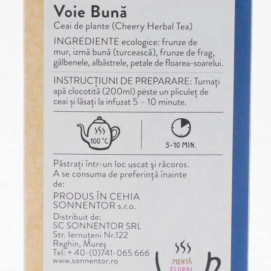 Ceai de plante eco „Voie bună” 18 plicuri