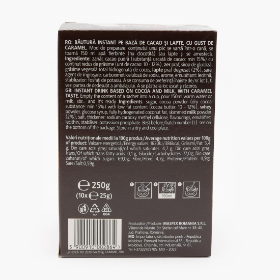 Ciocolată caldă cu gust de caramel, plicuri 10x25g