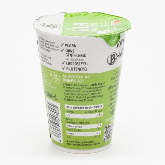 Cremă eco din soia 9% grăsime 200ml 