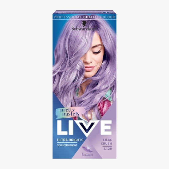 Vopsea de păr semi-permanentă Ultra brights L120 Liliac crush 65ml
