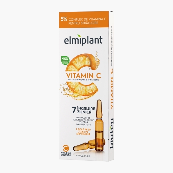 Fiole iluminatoare, anti-îmbătrânire cu vitamina C, 7x1.3ml